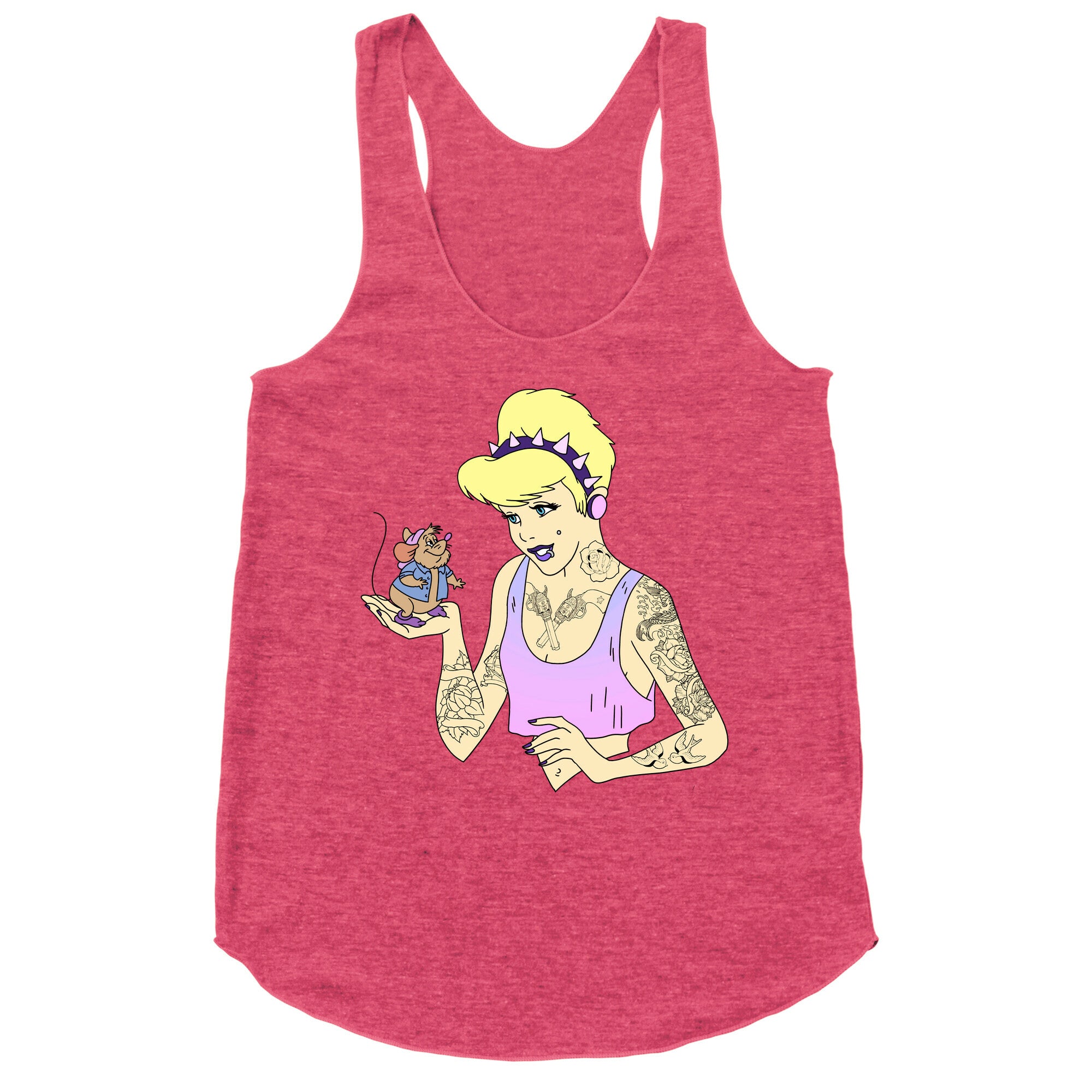 Pastel Goth Cinderella Racerback Tank